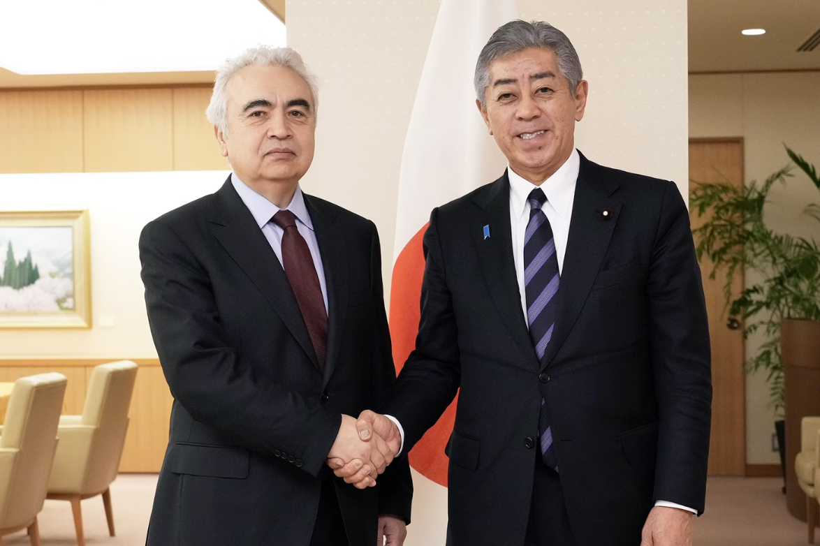 Dr Birol Meeting With Japan's Minister For Foreign Affairs Takeshi Iwaya In Tokyo.